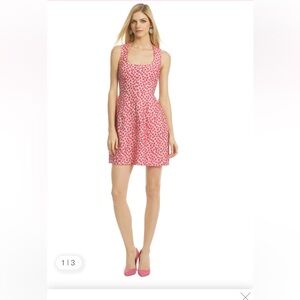 Moschino Pink Patterned Mini Dress
